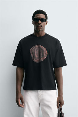 COIN PRINT T-SHIRT - Zara фото 2