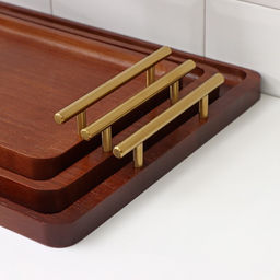 Подносы с ручками Magistro Garona, набор 3 шт., бамбук фото 2