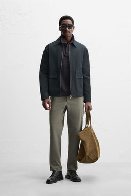 QUICK DRY CHINO TROUSERS - Zara фото 21