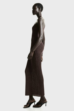 Vestido metalizado de un hombro - H&m фото 6