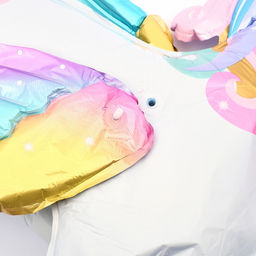 Воздушный шар фольгированный 26" «Единорог с крыльями», под воздух