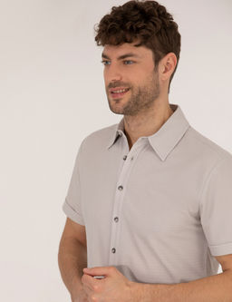 Gri Slim Fit _rme G_mlek