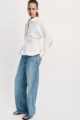 Z1975 REGULAR FIT HIGH-WAIST LONG LENGTH JEANS - Zara фото 31