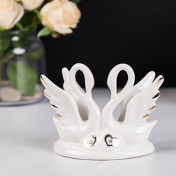 Статуэтка Влюбленные лебеди 8,5 см / B1793N /уп 72/ - Галеонтрейд фото 2