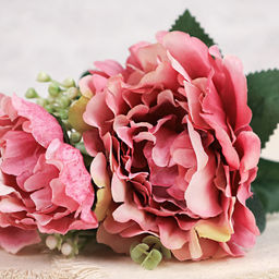 Цветок искусственный 30 см / W394117 /уп 160/640/ (Бордовый) - ГалеонТрейд фото 12