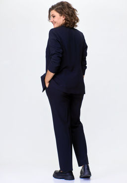 Жакет БелЭльСтиль 203 темно-синий однотон фото 4