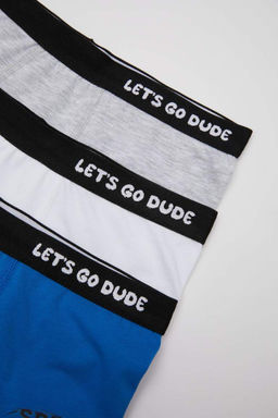 Комплект боксеров из трех штук для мальчика - Defacto фото 4