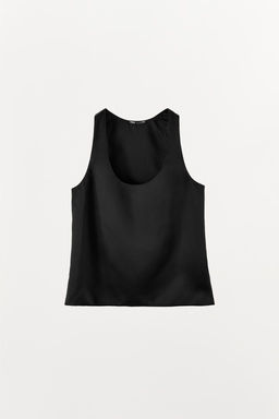 MINIMAL HEAVY SATEEN TOP - Zara фото 5