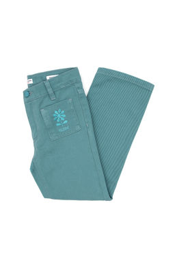 K_z _ocuk Mint Kanvas Pantolon