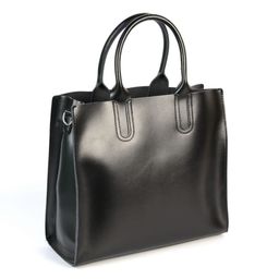 Женская кожаная сумка 8634-220 Блек - Cidirro фото 3