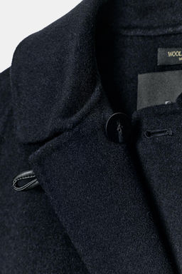 OVERSIZE WOOL BLEND CAPE ZW COLLECTION LIMITED EDITION - Zara фото 4