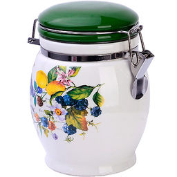 60145 Банка для сыпучих 700мл Лесные ягоды с лимонами дол/жел LR (х36) - Mayer&boch фото 2