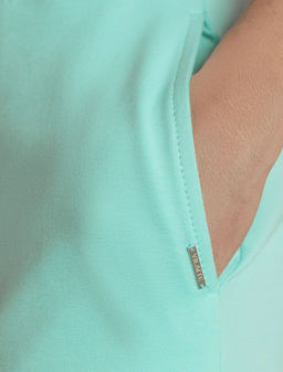 Прямые трикотажные брюки на резинке из футера двухнитки эластичные