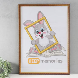 Фоторамка пластик "Винтаж" 50х70 см, бук (пластик. экр)