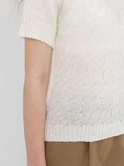 Блузка вязаная