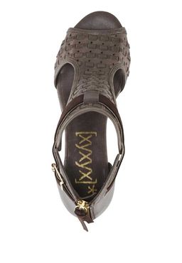 Кожаные сандали, коричневые - Heine фото 4