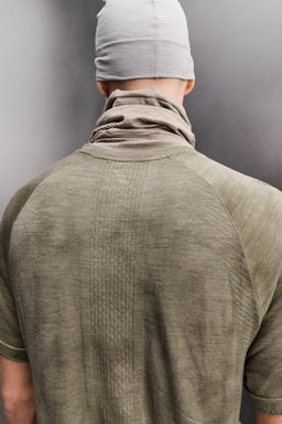 WOOL BLEND BASE LAYER T-SHIRT - Zara фото 14