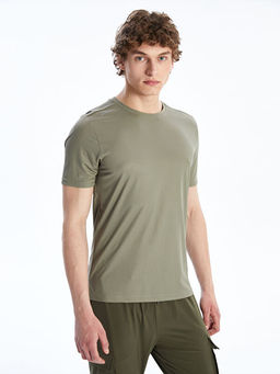 Bisiklet Yaka Erkek Spor Ti??rt