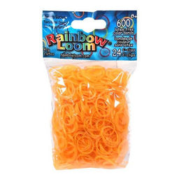 Резиночки для плетения браслетов Rainbow Loom, коллекция Леденцы, пастельный оранжевый