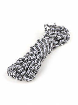 Шнур витой мебельный арт.SHDV6207 10мм цв.т.серый 6481+серый 6477+белый, уп.10м