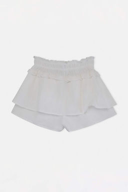 Siyah Dokuma Muslin Mini Boy F?rf?rl? 100% Pamuk Plaj Sort TBESS26SR00010 - Trendyolmilla фото 6