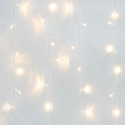 ULD-C1515-160/DTA WARM WHITE IP20 Занавес светодиодный с контроллером, 1,5х1,5м. 160 светодиодов. Теплый белый свет. Провод прозрачный. TM Uniel. - Volpe фото 2