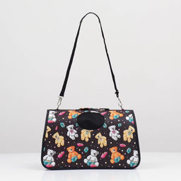 Сумка-переноска каркасная Плюшевые медведи, размер S, 37 х 15 х 22 см - Пижон фото 2