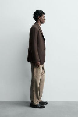 100% WOOL FLANNEL BLAZER - Zara фото 4