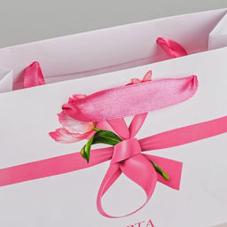 Цена за 2 шт. Пакет подарочный ламинированный, упаковка, Самой лучшей 8 марта, MS 23?18?10 см