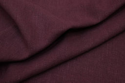 Крапива Рами (Ramie)-диагональ, цв.Темная вишня, ш.1.4м, крапива-100%, 240гр/м.кв - Купава фото 2