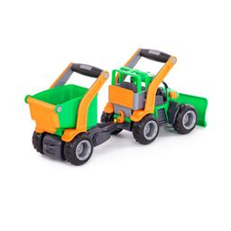 ГрипТрак, трактор снегоуборочный с полуприцепом (в коробке) - Полесье фото 4