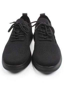 05-9074-1H BLACK Полуботинки летние мужские (текстиль)