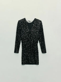 Платье мини из пайеток / Zarina