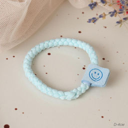 Цена за 2 шт. Резинка для волос / AJ2406-4 /уп 100/синяя