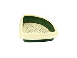 Туалет д/к Триплекс угловой 40*40*15см, 15 шт.упак