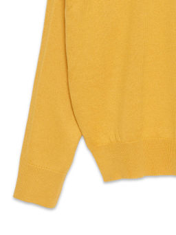 CONTE Свободный джемпер из пряжи с хлопком и модалом LDK 100 dark goldenrod