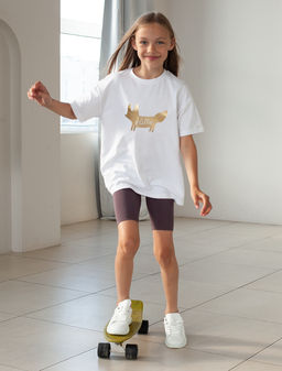 VILATTE / Велосипедки из премиального хлопка с эластаном для девочки