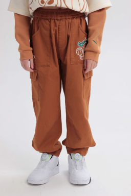 Брюки текстильные Коричневый