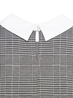 CONTE Платье с имитацией рубашки LPL 1052 grey-ivory check - Conte elegant фото 7