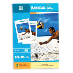 Фотобумага для цв.струй.печ. ProMega (10х15, 240г, глянцевая) пачка 25л
