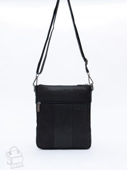 Сумка мужская кожаная 1022-2 black Fuzhiniao