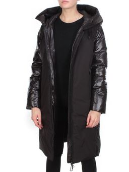 2235 BLACK Пальто женское зимнее AKIDSEFRS (200 гр. холлофайбера) - Fashion фото 7