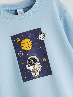Uzay Temal? Erkek ?ocuk Sweatshirt ve E?ofman Alt