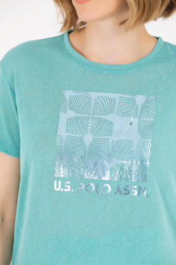 Женские мятные футболки - U.s. polo assn фото 14