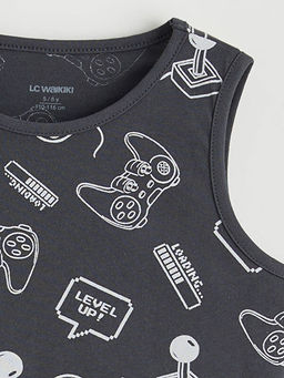 Bask?l? Erkek ?ocuk Penye Atlet