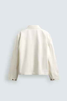 CAZADORA REGULAR FIT BOLSILLOS / Blanco roto - Zara фото 9