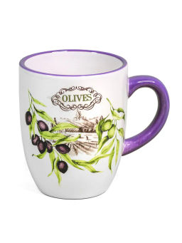 Кружка ОЛИВКИ 380 мл арт.MFK21032 /МФК/ фото 2