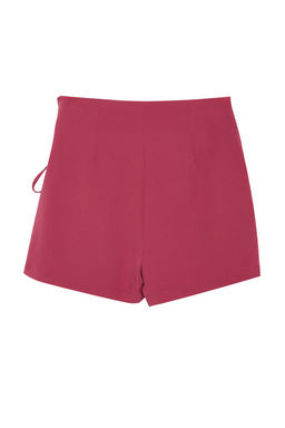 TRENDYOLMILLA Pembe Baglama ve Kusgozu Detayl? Dokuma Sort Etek TWOAW21SR0038  фото 13