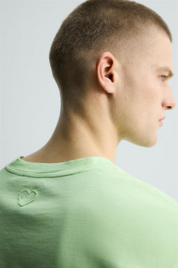 LIMITED EDITION HEART EMBROIDERED T-SHIRT - Zara фото 16