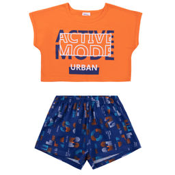 Комплект футболка кулирка, шорты кулирка с лайкрой 7038100102